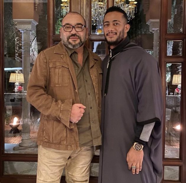 محمد رمضان وملك المغرب