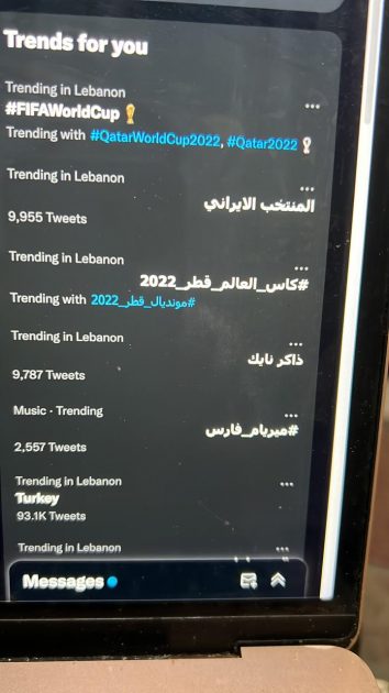 لوائح الترند عبر تويتر